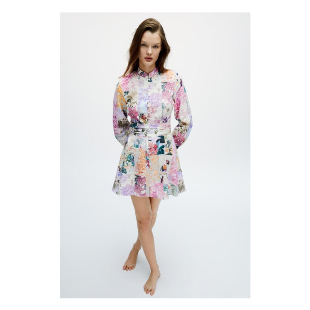 Tropical floral Zara dress